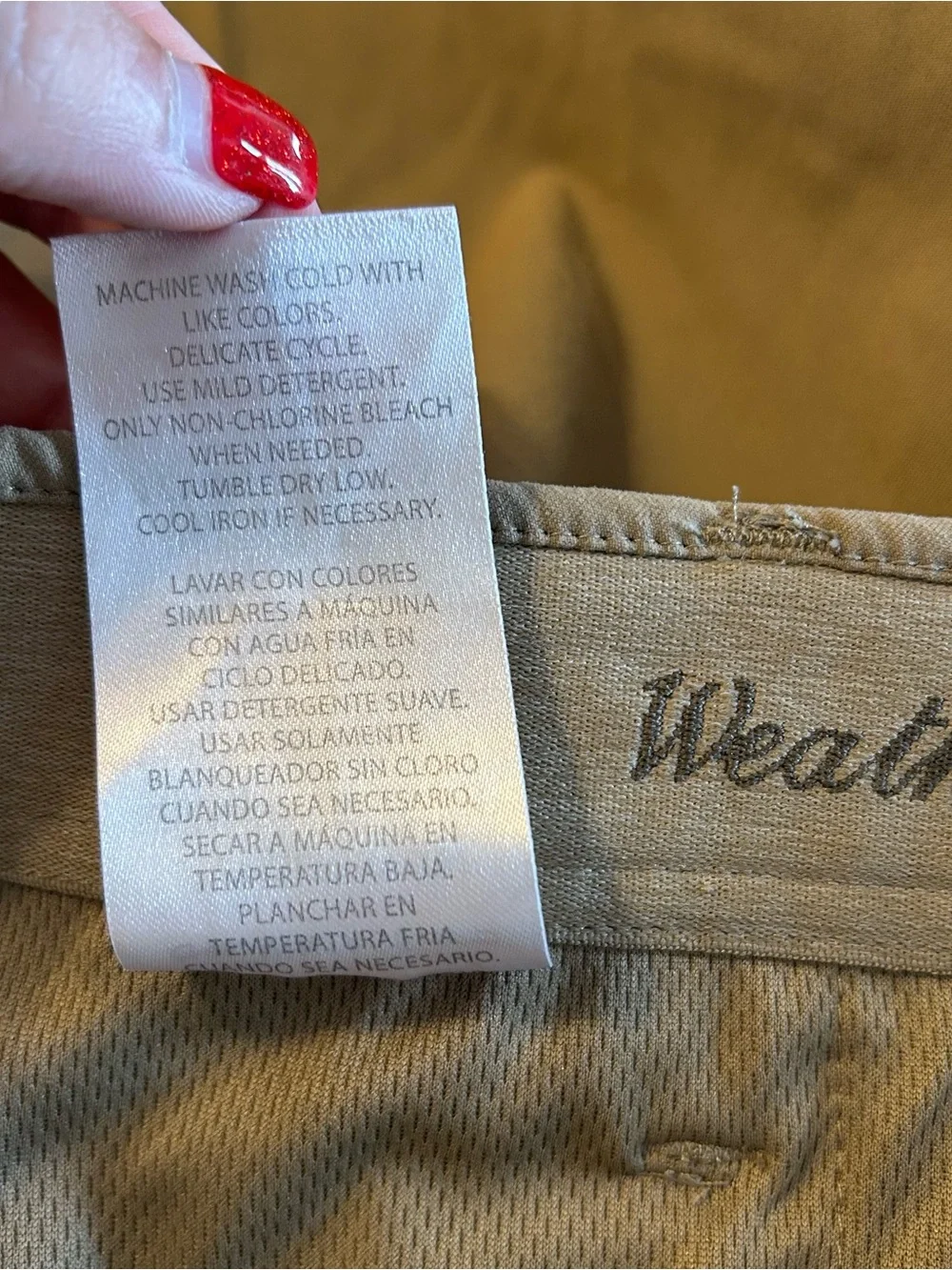 Weatherproof Vintage nylon utility hiking pants size 40X30 gorpcore hiking